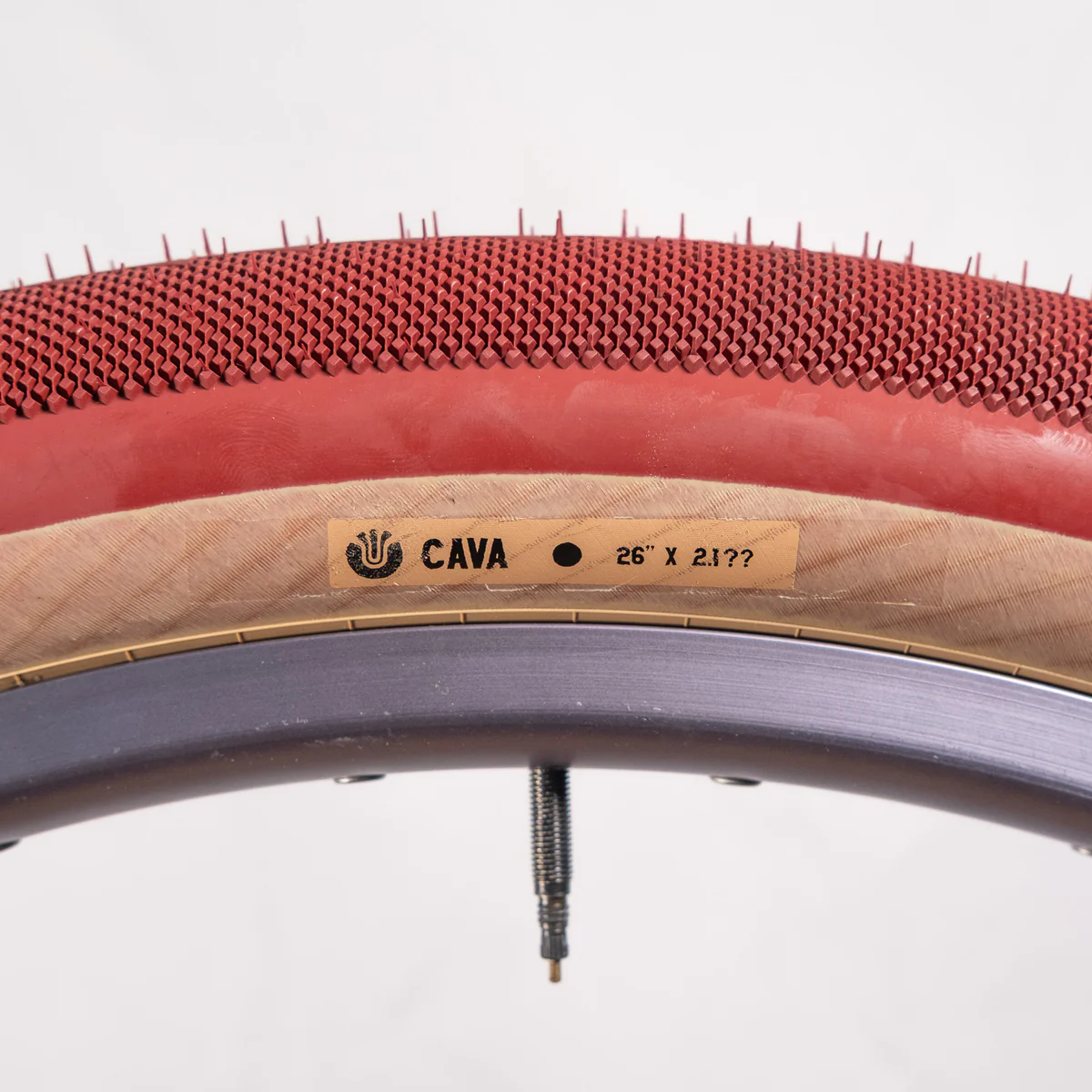 Ultradynamico Cava Race Mountain Bike Tyres 26x2.1 Amber/Red