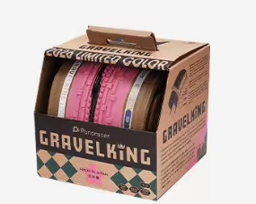 Panaracer Gravel King Tyre Pink/Amber 700c Limited Edition Colour 2026
