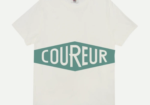 Erstwhile Courier T-Shirt - Off White