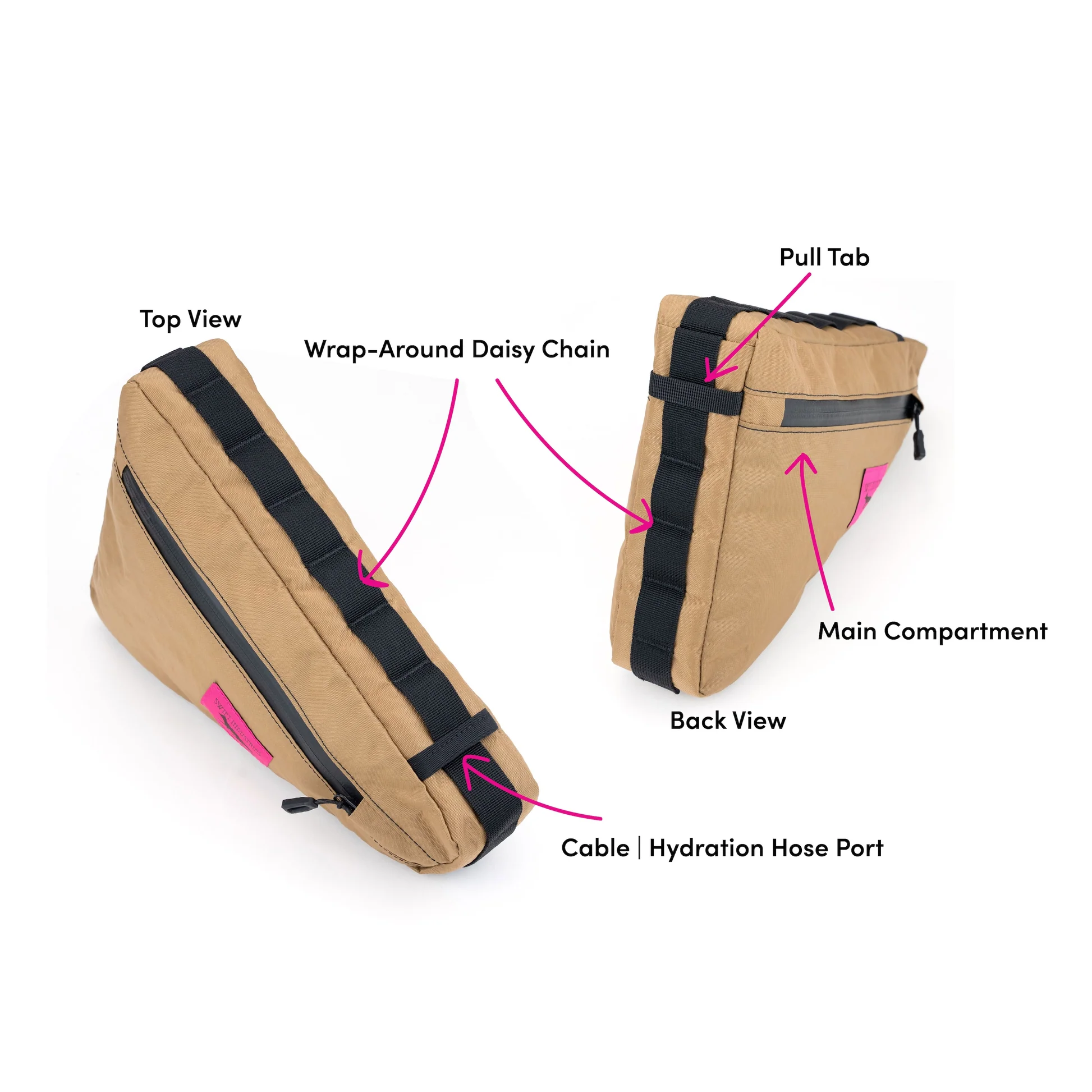 Swift Industries - Giddy Up Wedge Frame Bag - Image 4